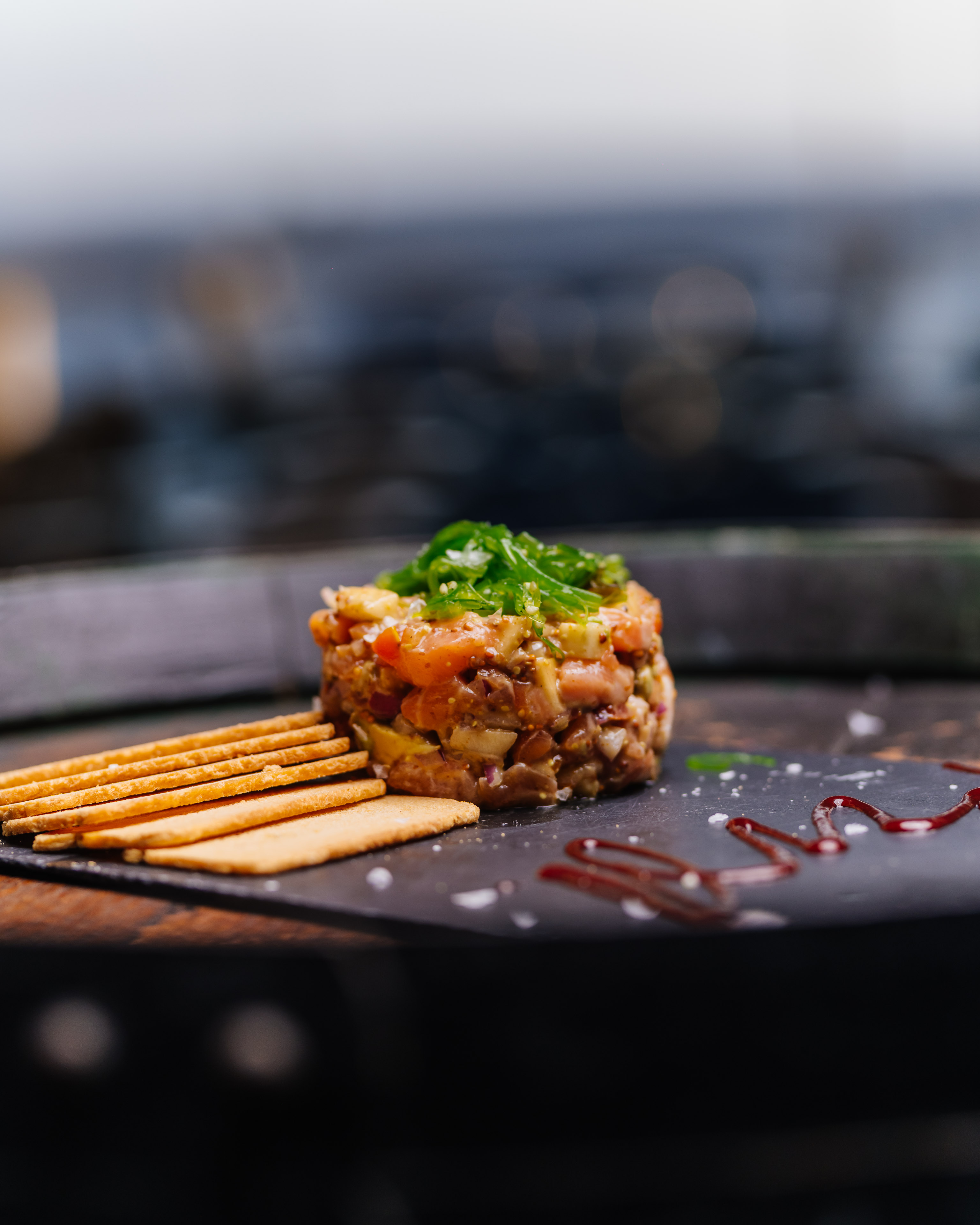 Fresh spring seafood in Tenerife