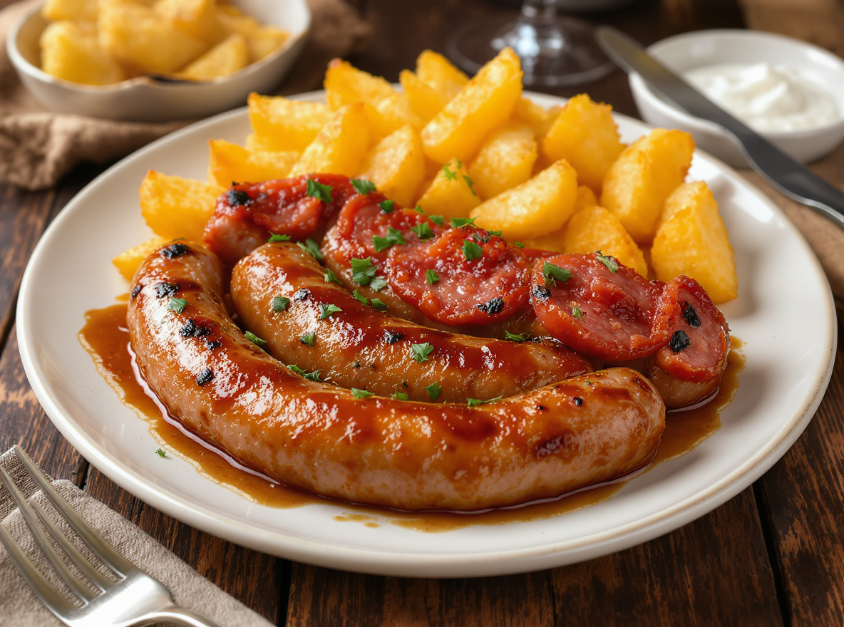 Salchicha y chistorra