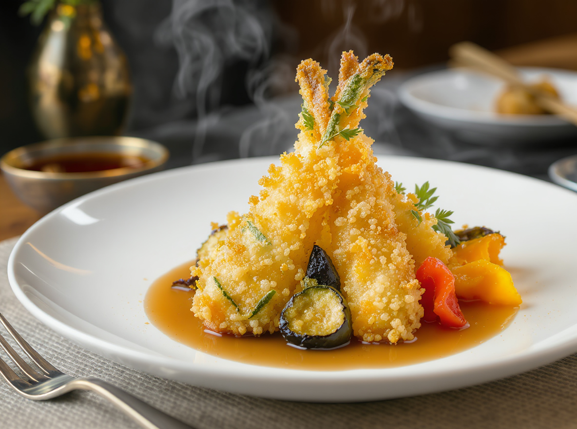 Verduras en tempura