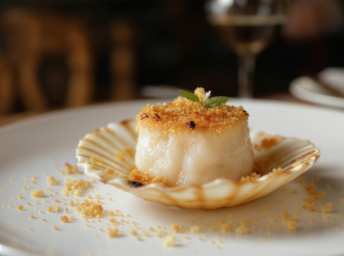 Vieira plancha o gratinada